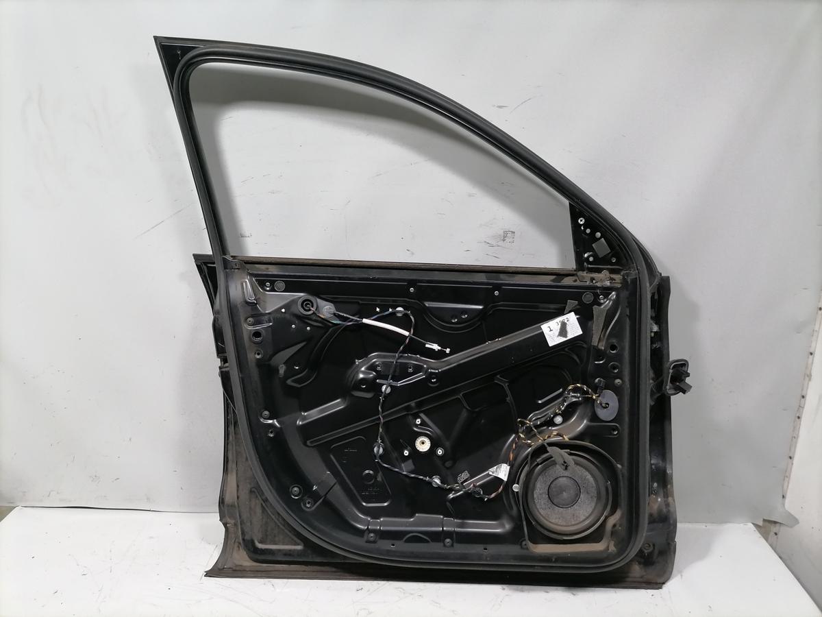 VW Touareg 7L original T&uuml;r vorn links L041 Brillantschwarz Bj.2009